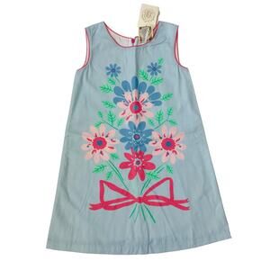 NWT TBBC Size 14 Anne Charlotte Shift Dress Engineered Bouquet